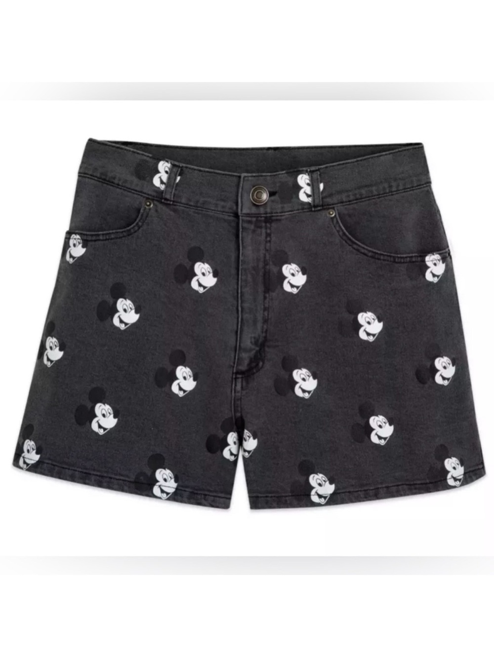 Cakeworthy Black Disney 100 Mickey Mouse High Rise Shorts Size 26